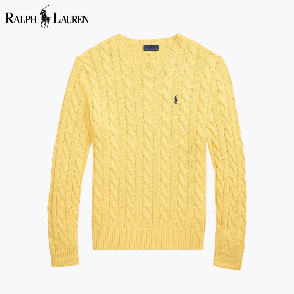 RL Pullover aus Baumwolle mit Zopfmuster